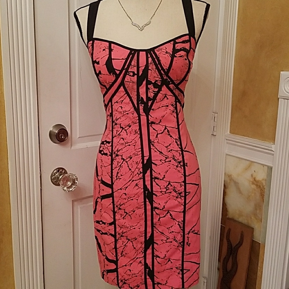 Rare Factory by Erik Hart Saks Hot Pink Dress